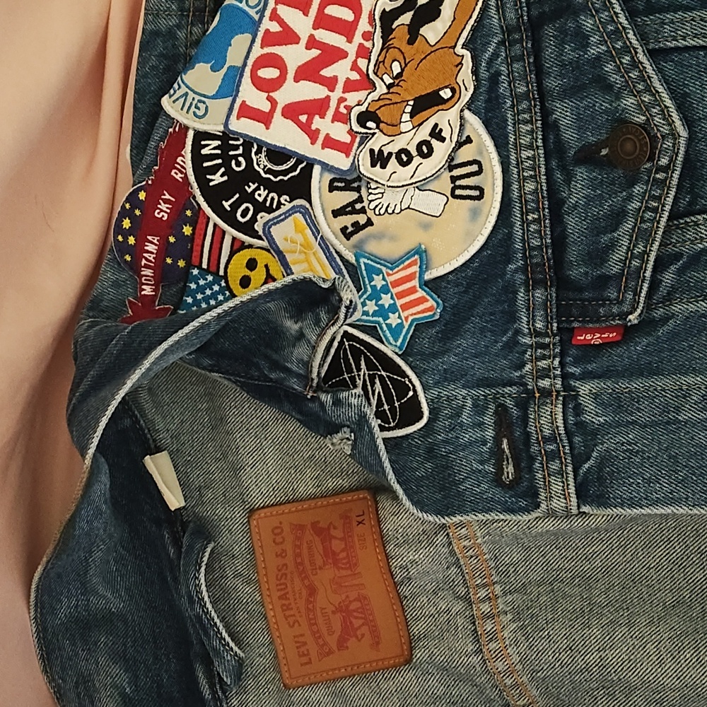 Levi's Patchwork Unisex Jacket Over Sized - image 4